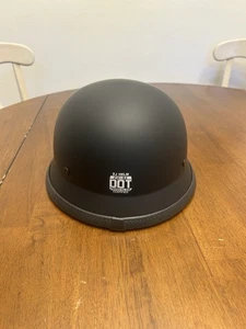 ZJ Helm ZH-02 DOT Approved Half Helmet. Matte Black Motorcycle/chopper Size: L - Picture 1 of 7
