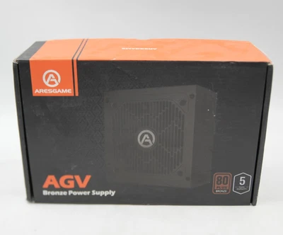 new- ARESGAME AGV750 750W Power Supply, 80 plus Bronze, Power Supply... - Image 1 of 3