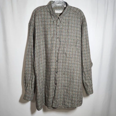 Jhane Barnes Mens Size XXL Long Sleeve Button Down Shirt Office Business Casual - Image 1 of 4
