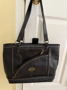 BOC große Umhängetasche Schultertasche Handtasche schwarz Kiesel gefüttert B.o.c. Born Boho - Bild 1 von 5