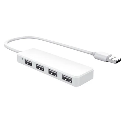ultra slim USB Hub 4-port USB 2.0 Hub white R4I86930 - Image 1 of 4