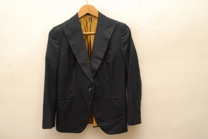 Rubinacci London House Napoli bespoke navy 1 btn tuxedo jacket - Picture 1 of 6