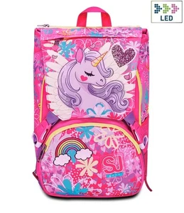 Zaino scuola SJ estensibile Big Seven Bambina Bimba Elementari - Unicorn Led - Foto 1 di 7