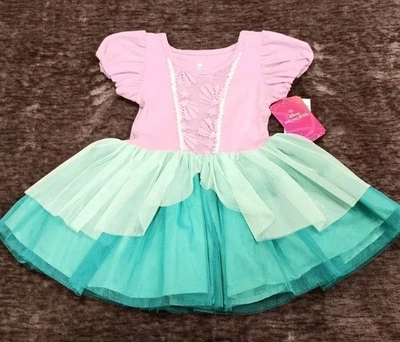 Nuevo con etiquetas Vestido Tutú Princesa Ariel Disney Niñas 18 Meses Foto 1 de 4