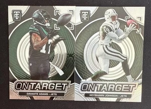 On Target NFL Trading Cards Davante Adams Keyshawn Johnson Jets - Bild 1 von 2