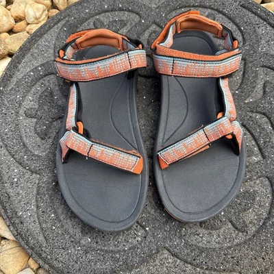 Sandalias TEVA talla 3 niños unisex - naranja y gris con correas Foto 1 de 4