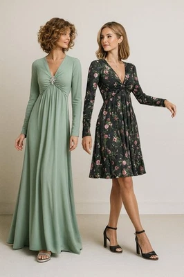 Simplicity 6024 Vintage Sewing Pattern Long or Short Dress Bust 32.5 UNCUT - Image 1 of 4