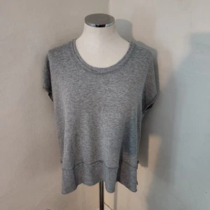 SIX FIFTY maglia grigia erica manica dolman tunica top camicia donna taglia L - Foto 1 di 5