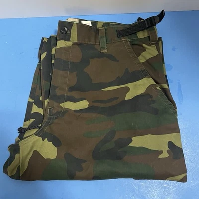 Vintage Northwest Territory Woodland Camo Cargo Pants Drawstring Legs Men’s L - Image 1 of 4
