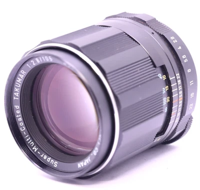 Asahi Super-Multi-Coated Takumar 105mm F2.8 M42 Pentax Lens SMC 105/2.8 Hood - Image 1 of 4