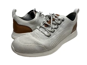 Zapatos Johnston & Murphy Amherst Tejidos Garganta en U Blanco Gris 25-8540 PARA HOMBRES 10M - Imagen 1 de 8