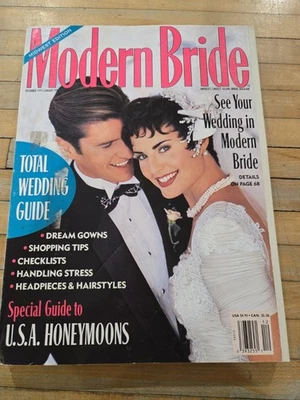 Vintage MODERN BRIDE Bridal Magazine December 1992-January 1993 Foto 1 de 4