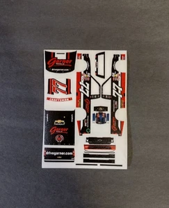 2025 Custom Corey Lajoie #77 Garner Trucking 1/64 Peel & Stick Decals - Picture 1 of 1