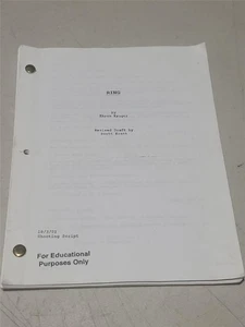 The Ring 10/3/2001 Shooting Screenplay Script by Ehren Kruger - Picture 1 of 9