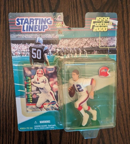 Vintage 1999 Starting Lineup Collectible Sports Figure Jim Kelly Buffalo Bills Cover