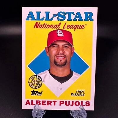 2023 Topps Albert Pujols 1988 Topps Baseball All-Stars #88AS-49 Cardinals - Image 1 of 2
