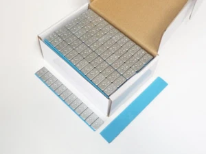 100x Pesas Adhesivas Planas 30g 2,2mm Alto, Revestimiento Plástico Barrita adhesiva 9866000 - Imagen 1 de 1