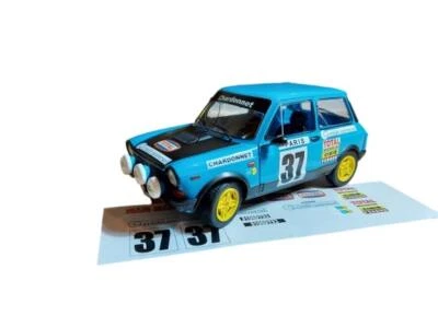 KIT ADESIVI - NO DECALS - ABARTH AUTOBIANCHI A112 SOLIDO 1/18 - MONTECARLO 1977 - Immagine 1 di 3