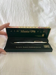Cross | Chrome and Gold 1996 Atlanta Olympic Games Commemorative Pen - Picture 1 of 5