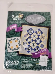 JOANNS QUILT BLOCK OF THE MONTH CENTURY QUILT STEP 3 - Picture 1 of 2