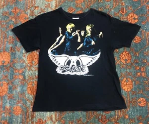 Vintage 1989 AEROSMITH AEOR FORCE ONE Band T shirt size medium  - Picture 1 of 6