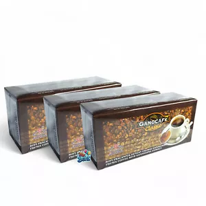 3 Box Gano Excel Instant Cafe Classic Ganoderma Coffee 90Sachet Halal Sugar Free - Picture 1 of 7