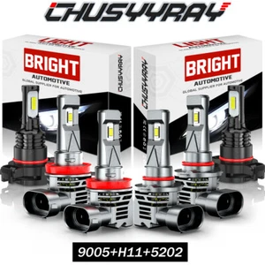 For Chevy Colorado 2015-2020 6x Combo Faro Luz Alta/Baja + Luz Antiniebla - Picture 1 of 20
