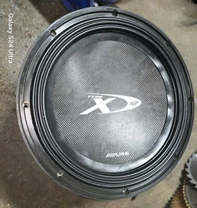 Alpine Tipo X 12 SWX-1242D DUAL 4 OHM DVC Subwoofer para PIEZAS/REPARACIÓN - Imagen 1 de 6