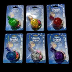 Light Up Whistles blinkendes LED Party Rave Disco Konzert Leuchten - Bild 1 von 8