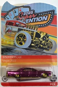 HOT WHEELS, 2025 LAS VEGAS SUPER CON, LINCOLN CONTINENTAL, SOUVENIR CAR - Picture 1 of 6