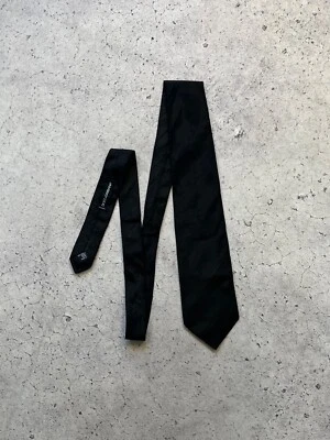 Dolce & Gabbana Vintage Black Silk Striped Tie - Image 1 of 4