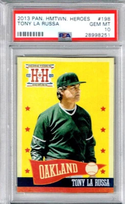 2013 Panini Hometown Heroes Tony La Russa PSA 10 - Image 1 of 2
