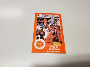RS20 Clemson University 1988/89 Men's Basketball Pocket Schedule Card - Bud - Picture 1 of 2