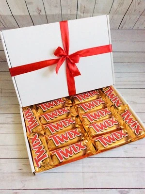 Twix Chocolate Large Hamper Gift Box Personalised Birthday All Occasion,christma - Image 1 of 3