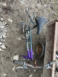 Trek 720 Multitrack Frame Green Purple Crank,Handlebar - Picture 1 of 6