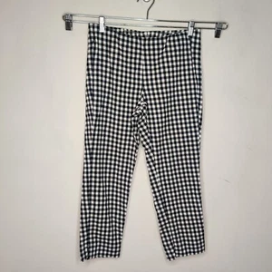 J Jill Essential Stretch Cotton Ankle Pant Petite Small Gingham Buffalo Plaid - Picture 1 of 6