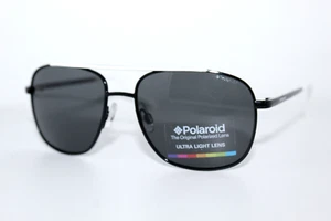 NEW POLAROID PLD 8008/S 006 BLACK AUTHENTIC POLARIZED KID'S SUNGLASSES FRAMES - Picture 1 of 8