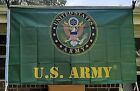 U.S. ARMY Flag 3'x5' Patriotic Military Green Service Banner