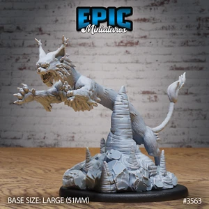 Long Cat B by Epic Miniatures RPG D&D Pathfinder 3D Print - Picture 1 of 2