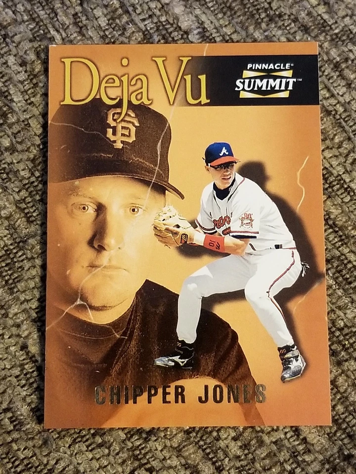 1996 Pinnacle Deja Vu Chipper Jones & Matt Williams #161. Atlanta Braves  - Image 1 of 2
