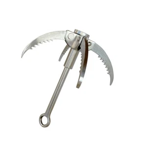 Grappling Hook Folding Survival Claw Multifunctional Stainless Steel for Outdoor - Picture 1 of 7