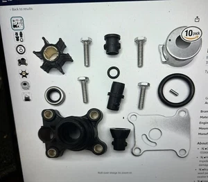 Johnson Evinrude Impeller Kit w/housing 18-3327 18-3400 "Trusted T-Mike Parts" - Bild 1 von 2