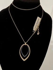 Lucky Brand Necklace brushed gold tone Pendant - Picture 1 of 8