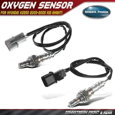 Sensor de oxígeno O2 delantero y trasero aguas abajo 2 piezas para Hyundai XG350 03-05 Kia Amanti Foto 1 de 4