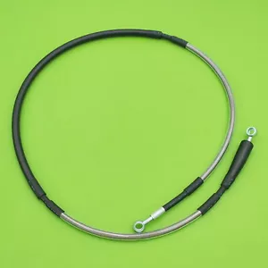 Front Braided Brake Line Hose For SUZUKI RMZ450 RM-Z450Z 2005 2006 2007 - Picture 1 of 4
