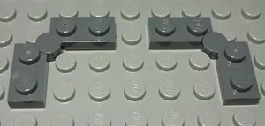 Lego Piastra Cerniera Giunto 1x2 Su 1x2 Nuovo Grigio Scuro 2 Pezzi (982) - Picture 1 of 1
