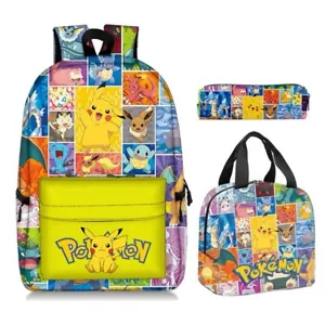Pokémon Back To School With Lunch Box And Pencil Case - Picture 1 of 9
