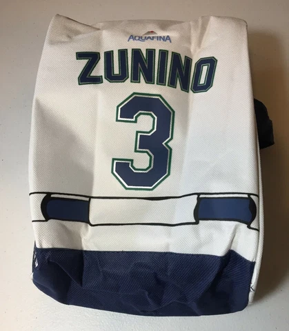Seattle Mariners Stadium Giveaway Back Pack Aquafina #3 zunino Cover