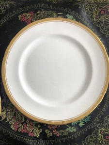 4 Pcs Aynsley Elizabeth 24K Gold encrusted Dinner Plate 7947 England Bone China - Picture 1 of 4