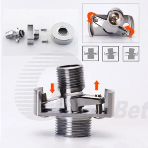 Brass Universal Adapter Fitting for Water Outlet Shower Mixer Valve Tap Bathroom - Picture 1 of 13